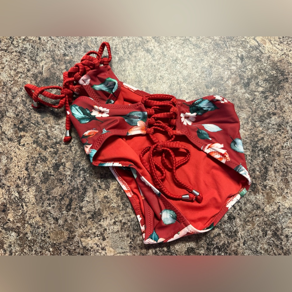 Floral Rust Bikini Set - Picture 4 of 10